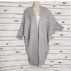 Long knit sweater cardigan